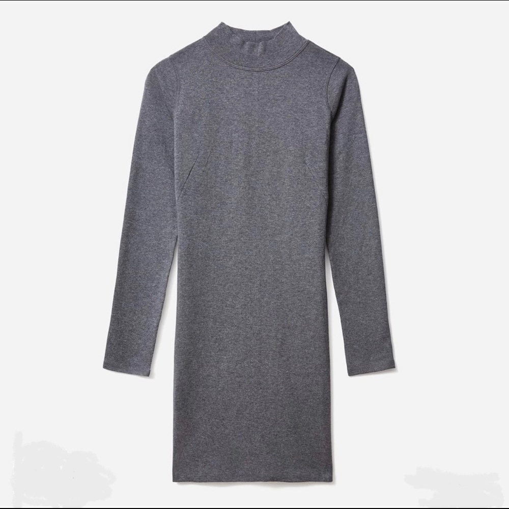 Everlane - The Cotton Mockneck Dress - Your go-to turtleneck—in dress form.